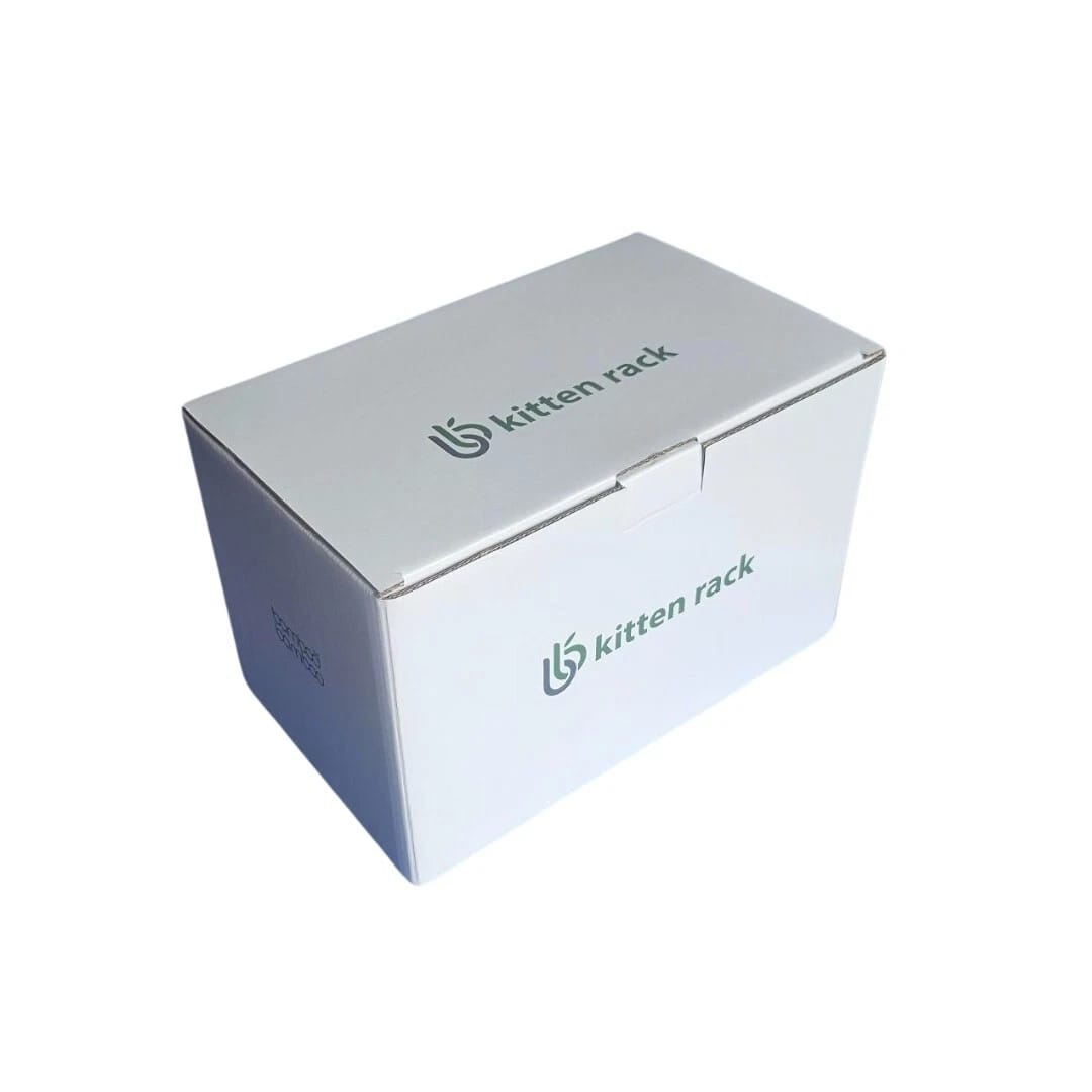 Bamboo Kitten Design Plates Storage Rack