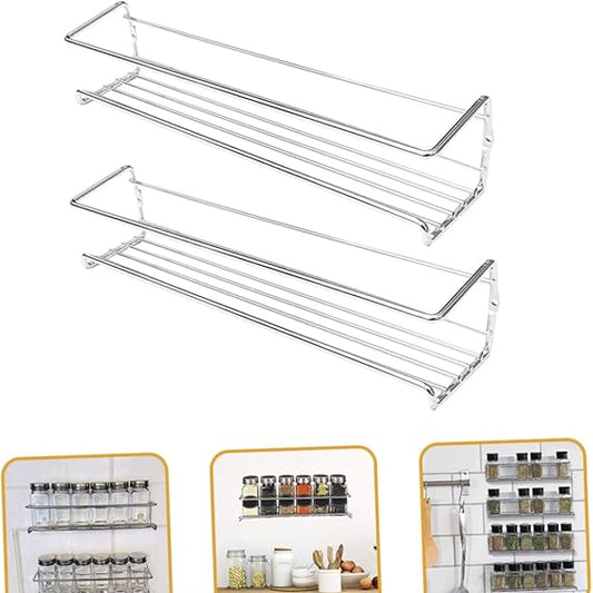 Wall Spice Rack  Organizer Sturdy Spice Shelf Holder
