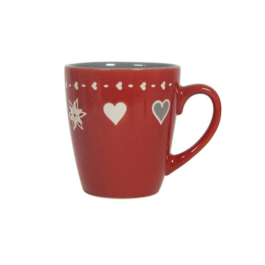 Edelweiss Novastyl Mugs Hearts&Flowers Motif (Box Of 6)