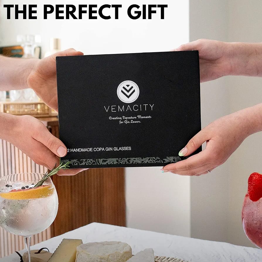 Vemacity Sets Of 2 Luxury Copa Gin Glasses